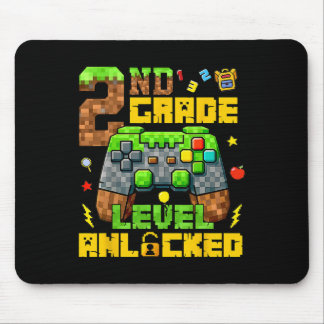 Ck To School 2nd Grade Gamer First Day Second Grad Mouse Pad