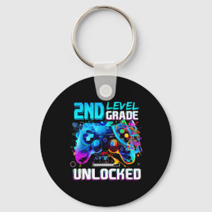 Ck To School 2nd Grade Level Unlocked Gamer Kids B Key Ring
