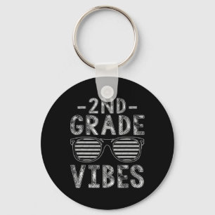 Ck To School 2nd Grade Vibes Second Grade Teacher  Key Ring