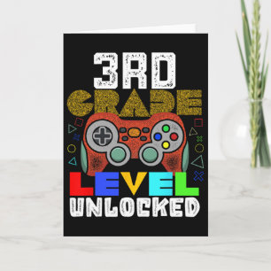 Ck To School 3rd Grade Gamer  Card