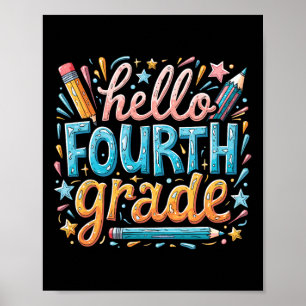 Ck To School 4th Grade Set Poster
