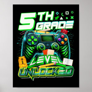 Ck To School 5th Grade Level Unlocked Gamer First  Poster