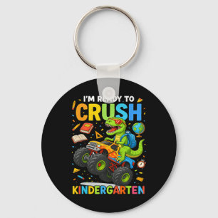 Ck To School Boy Dinosaur I'm Ready To Crush Kinde Key Ring