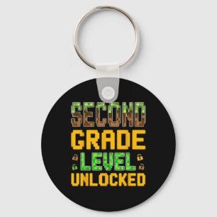 Ck To School Boys Video Gamer First Day Of Second  Key Ring