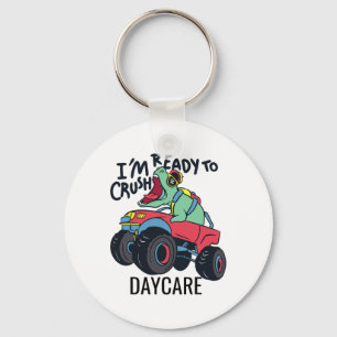 Ck To School I'm Ready To Crush Daycare Truck Key Ring