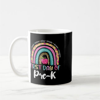 Ck To School Rainbow Happy First Day Of Pre-k Gift Coffee Mug