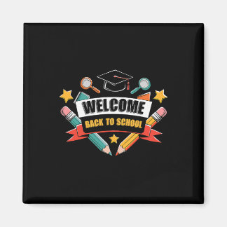 Ck To School Shirt Cute 2025 Apple Student Pencil  Magnet