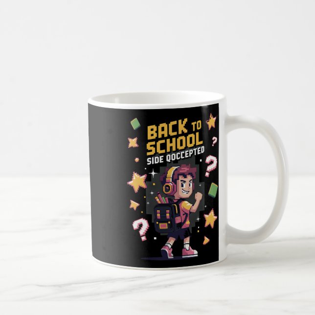 Ck To School Side Quest Accepted Gamer 1  Coffee Mug (Right)