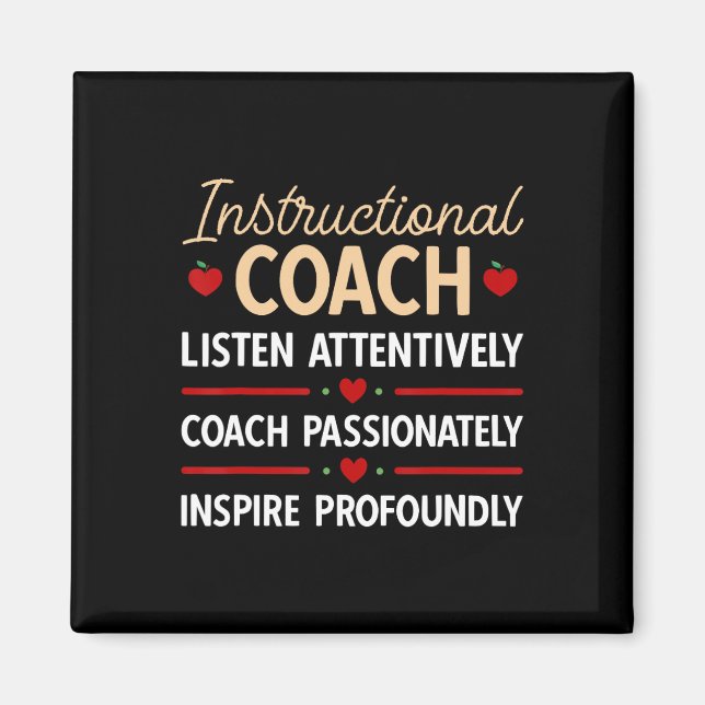 Ck To School Teacher Instructional Coach  Magnet (Front)