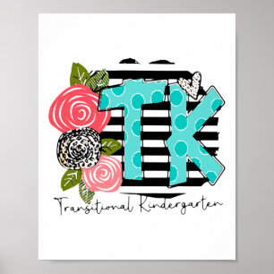 Ck To School Vintage Transitional Kindergarten Poster