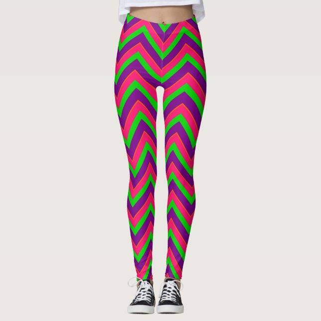 CKC-Chevron-2-LEGGINGS Leggings (Front)