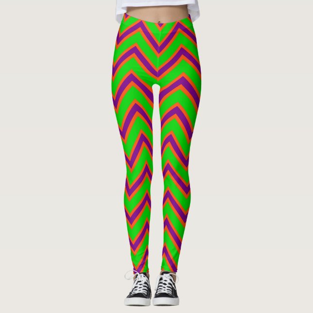 CKC-Chevron-8-LEGGINGS Leggings (Front)