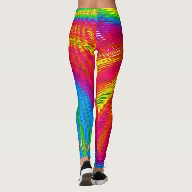 CKC-COLOR STREAKS-LEGGINGS LEGGINGS (Back)