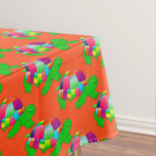CKC Lil Glass Turtle,Orange-52x70 TABLECLOTH