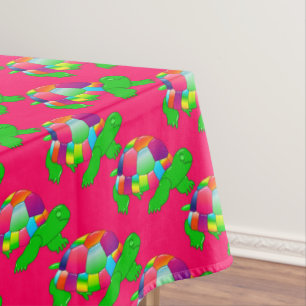 CKC Lil Glass Turtle,Pink-52x70 TABLECLOTH