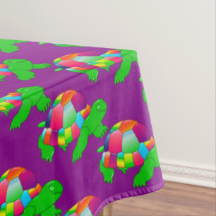 CKC Lil Glass Turtle,Purple-60x84 TABLECLOTH