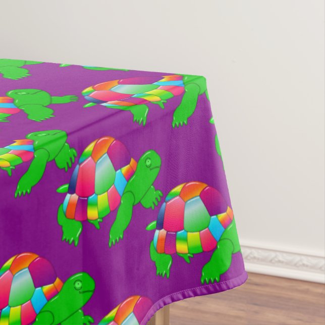 CKC Lil Glass Turtle,Purple-60x84 TABLECLOTH (In Situ)