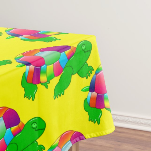 CKC Lil Glass Turtle,Yellow-60x104 TABLECLOTH (In Situ)
