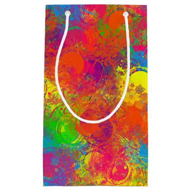 CKC Paint Can Florals-GIFT BAG S (Front)
