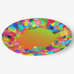 CKC Party Dots 11-PAPER PARTY PLATES