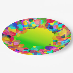 CKC Party Dots 2-PAPER PARTY PLATES