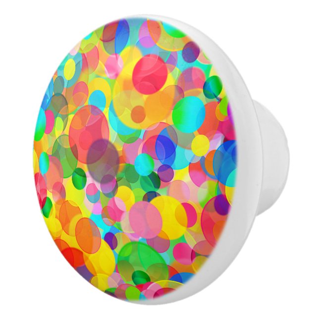 CKC Party Dots-CERAMIC FURNITURE KNOBS (Right)