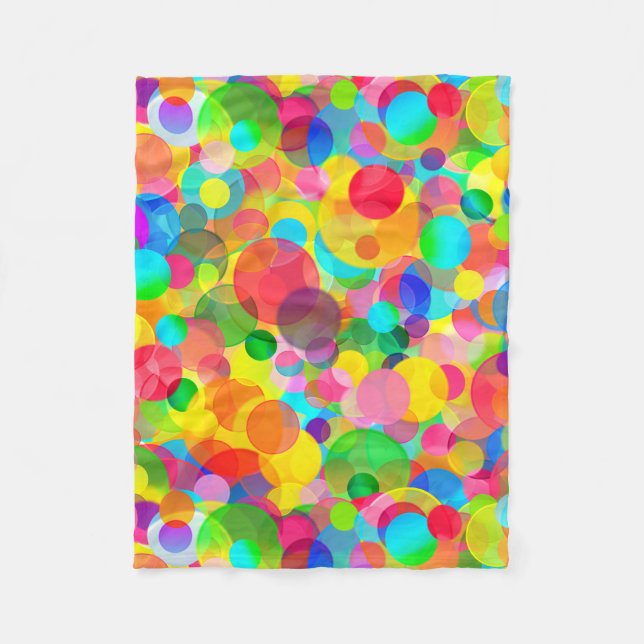 CKC Party Dots-FLEECE BLANKET S (Front)
