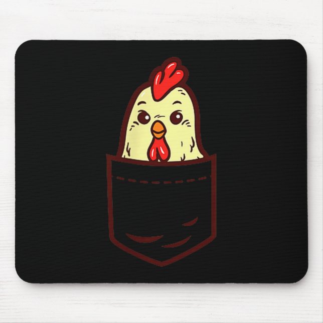 Cket Chicken Whisperer Cute Ultry Farm Animal Farm Mouse Pad (Front)