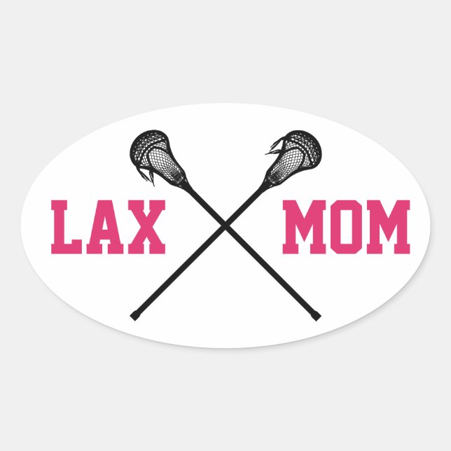 CKL "Lax Mum" Oval Sticker (Front)