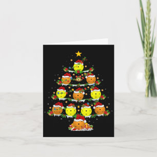 Ckleball Christmas Tree Lights Funny Srts Player X Card