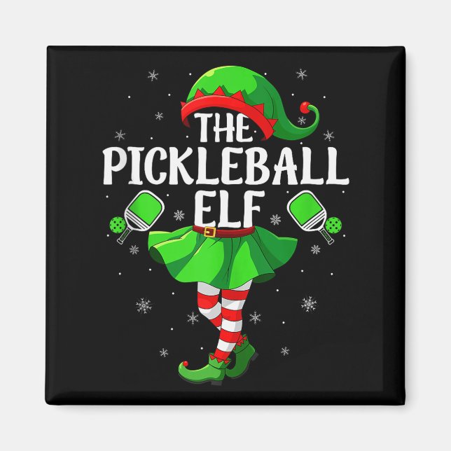 Ckleball Elf Christmas Girls Women Elf Squad Xmas  Magnet (Front)