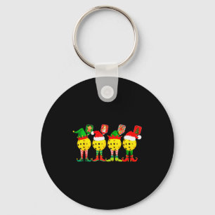 Ckleball Players Christmas Holiday Merry Christmas Key Ring