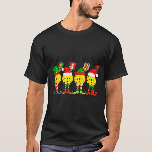 Ckleball Players Christmas Holiday Merry Christmas T-Shirt (Front)