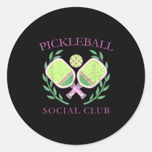 Ckleball Social Club Enthusiasts _ Fun Srt Lovers  Classic Round Sticker