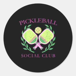 Ckleball Social Club Enthusiasts _ Fun Srt Lovers  Classic Round Sticker