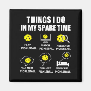 Ckleball Things I Do In My Spare Time, Funny Ckleb Magnet