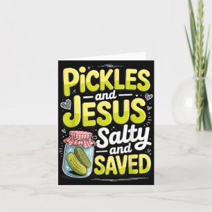 Ckles And Jesus Salty And Saved  Card