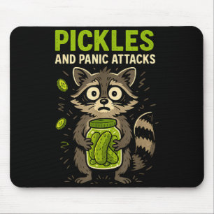 Ckles And Panic Attacks Raccoon Trash Panda Funny  Mouse Pad