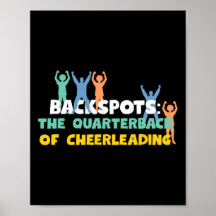 Ckspots Cheerleading Design For Gymnast And Flyer  Poster