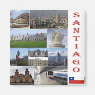 CL - Chile - Santiago - I Love Magnet