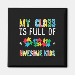 Cl Full Awesome Kids Autism Awareness Ausome Sped  Magnet