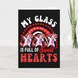 Cl Full Of Sweet Hearts Valentine Teacher Dabbing Card
