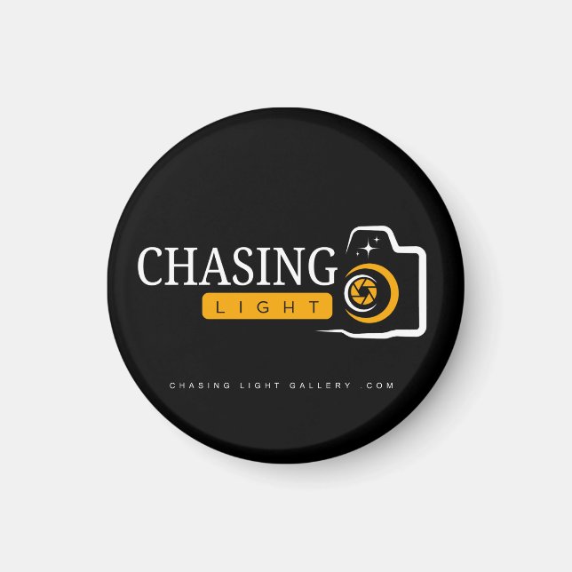 'CL' Logo | Circle Magnet (Front)