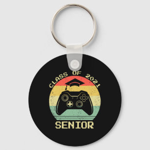 Cl Of 2021 Cute Graduation Gift Video Game Gamer 1 Key Ring