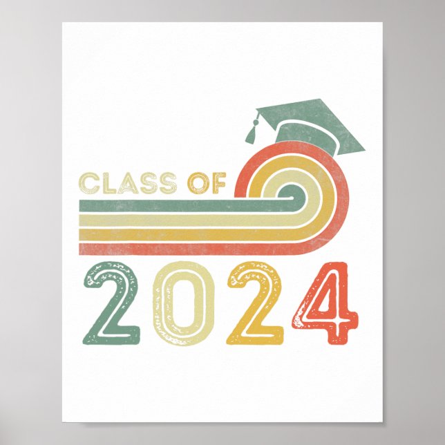Cl Of 2024 Graduation Senior 2024  Poster (Front)