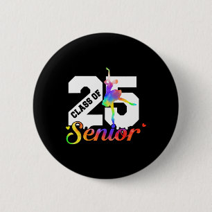 Cl Of 2025 Dance Senior 2025 Graduation Graduate  6 Cm Round Badge