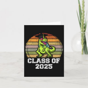 Cl Of 2025 Dinosaur Shirt For Boys Card