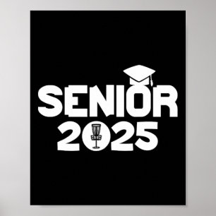 Cl Of 2025 Disc Golf Graduation 2025 Grad Senior  Poster