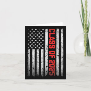 Cl Of 2025 Flag Usa Senior 2025 Graduation 25 Mens Card