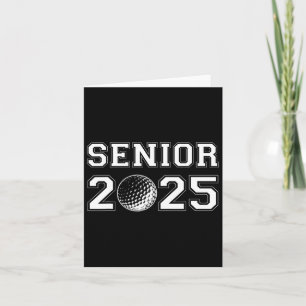 Cl Of 2025 Golf Senior Golfing Graduation Graduate Card